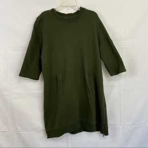 Fabletics Short T-Shirt Dress with Pockets and Zip